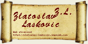 Zlatoslav Lasković vizit kartica
